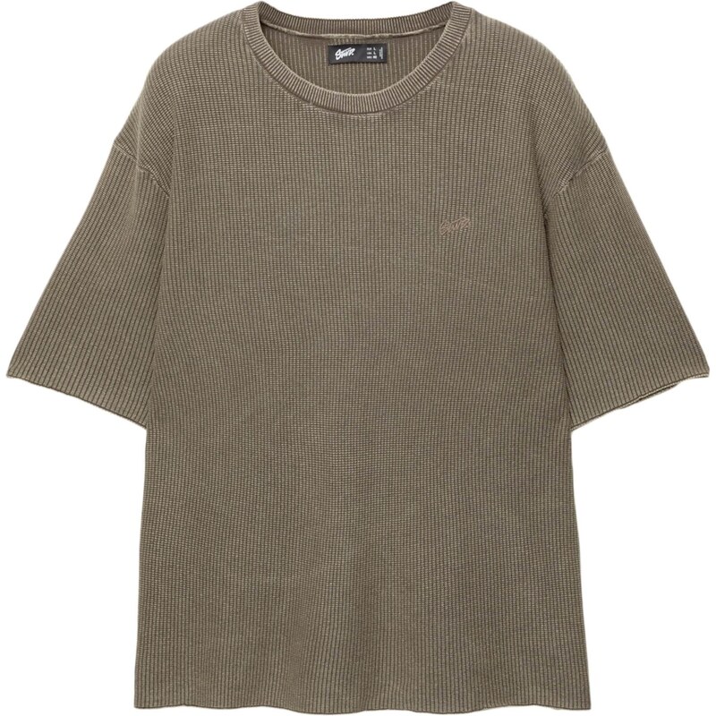 Pull&Bear Sveter kaki 65877608