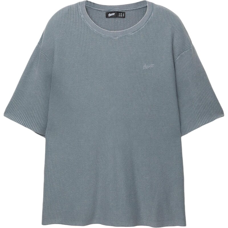 Pull&Bear Sveter modrosivá 65877613