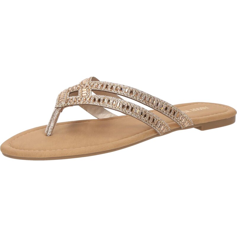 ABOUT YOU Šľapky Patricia ružové zlato 63311321