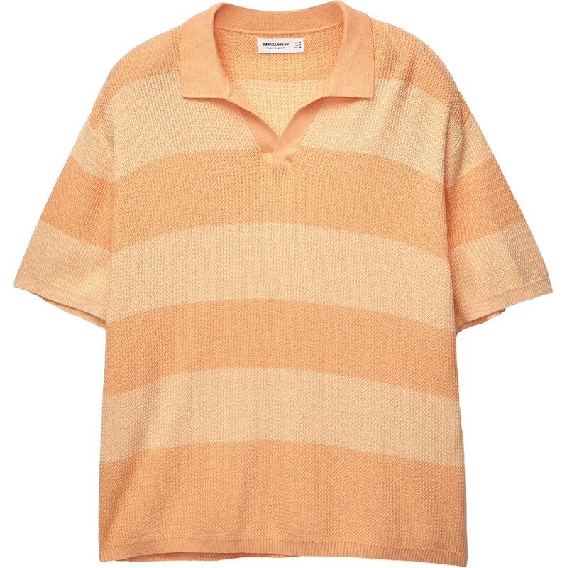 Pull&Bear Tričko oranžová / pastelovo oranžová 64168764