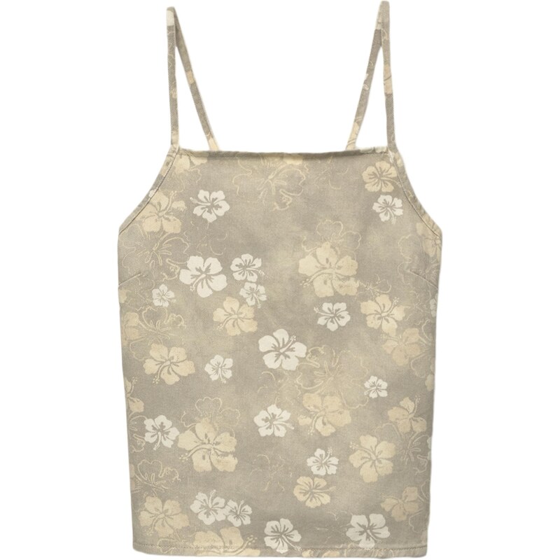 Pull&Bear Top béžová / krémová / kaki 65877586