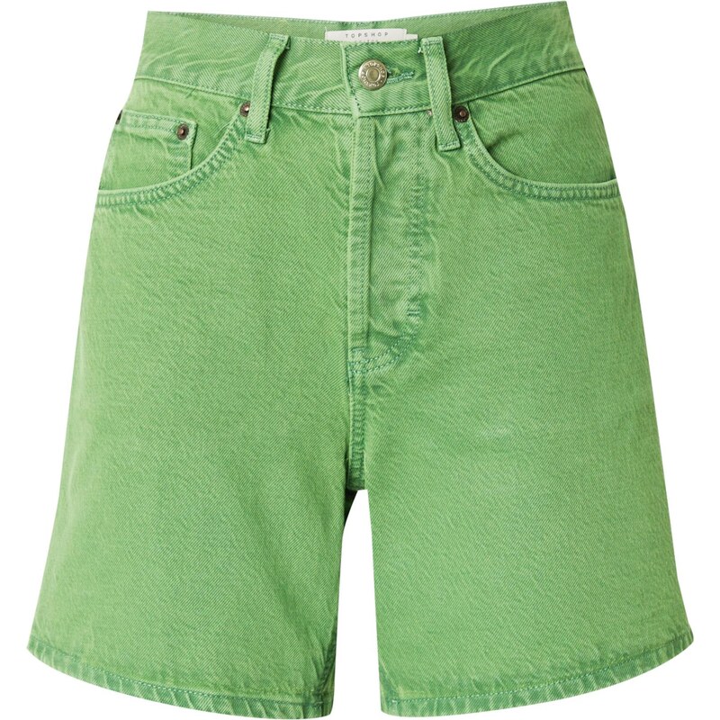 TOPSHOP Džínsy Editor zelená 66056920