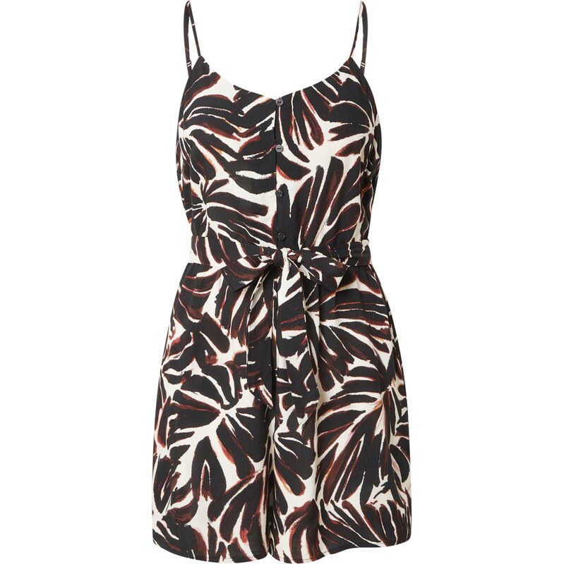 ONLY Overal ONLNOVA gaštanová / čierna / biela 63362184