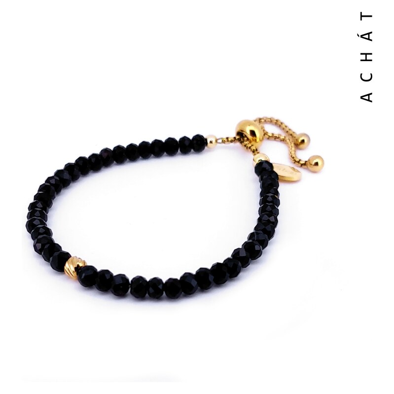 Taboo náramok Astral Aura čierny achát tbaa101 63313204