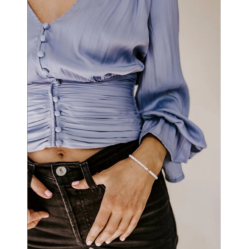 Taboo náramok Astral Aura snehový kremeň tbaa107 63313210