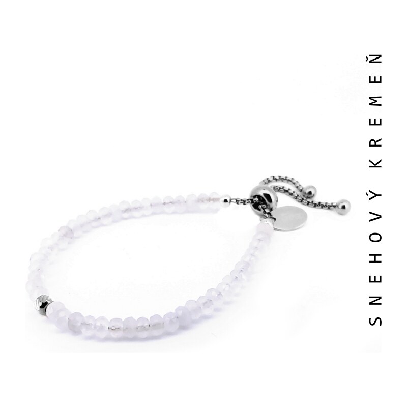 Taboo náramok Astral Aura snehový kremeň tbaa106 63313209