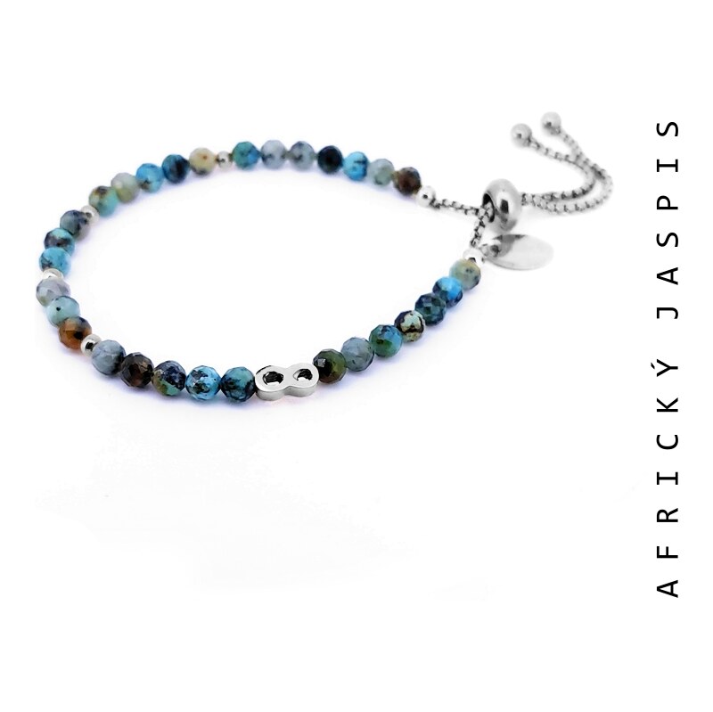 Taboo náramok Symbol, africký jaspis, nekonečno tbs811 63313214