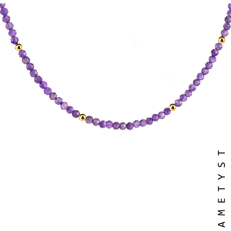 Taboo náhrdelník Astral Aura fazetovaný ametyst tbaa108 63313217