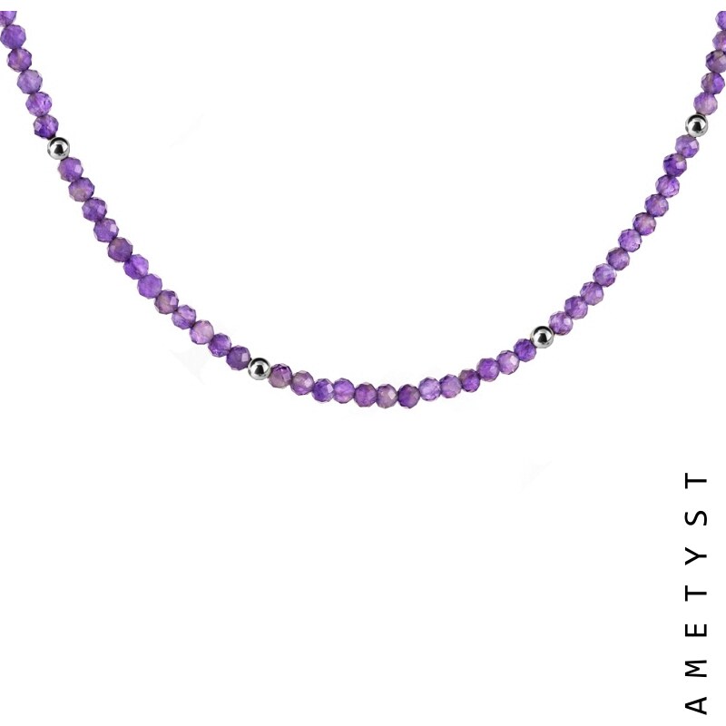 Taboo náhrdelník Astral Aura fazetovaný ametyst tbaa109 63313218