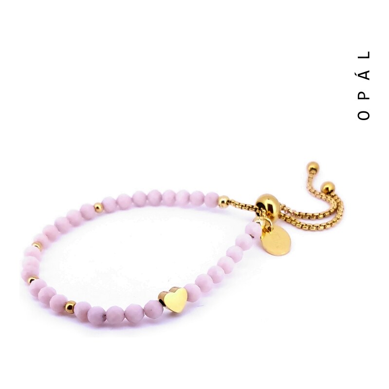 Taboo opálový náramok so srdcom Symbol tbs815 63313224