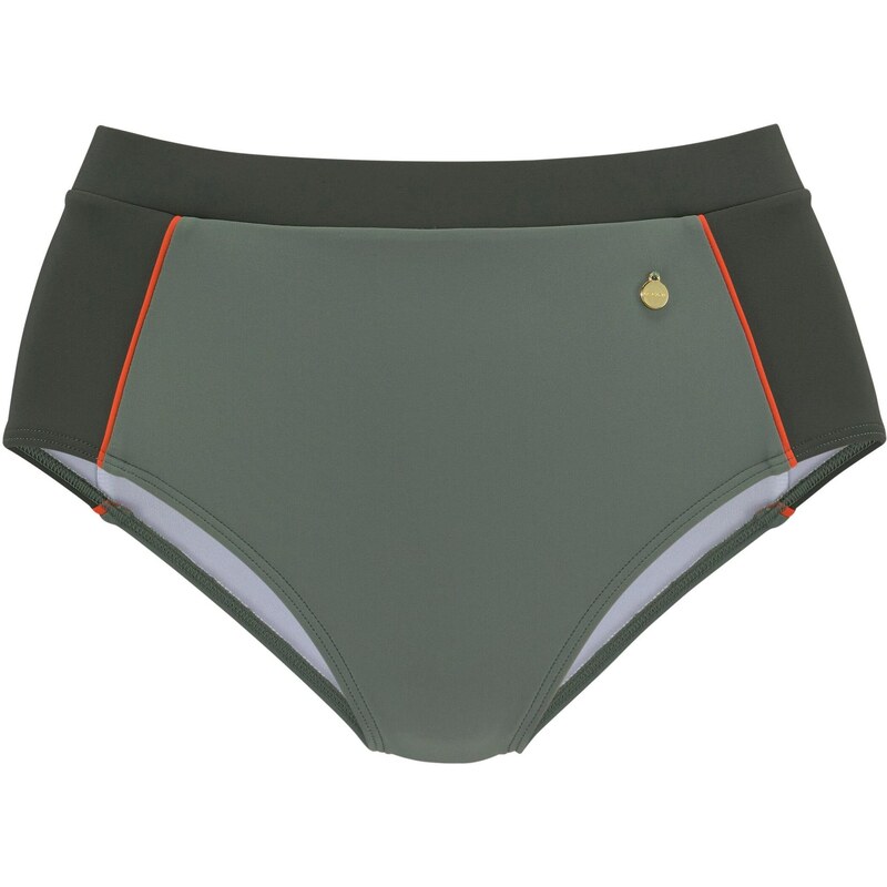 LASCANA Bikinové nohavičky Yuna kaki / olivová / oranžová 54249471