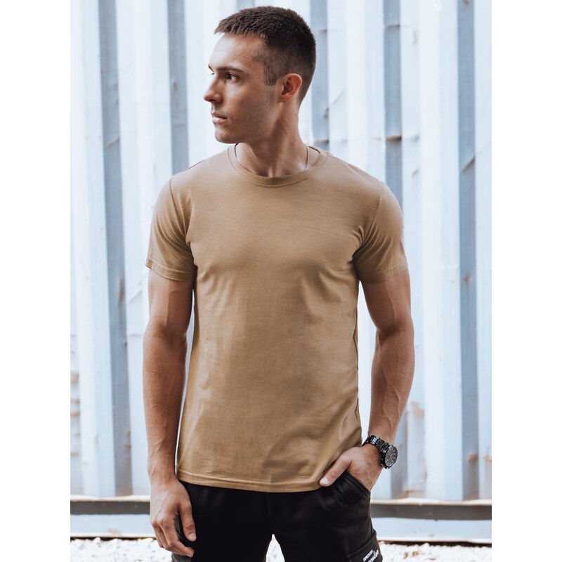 Dstreet Základné kamelové pánske tričko 63316487