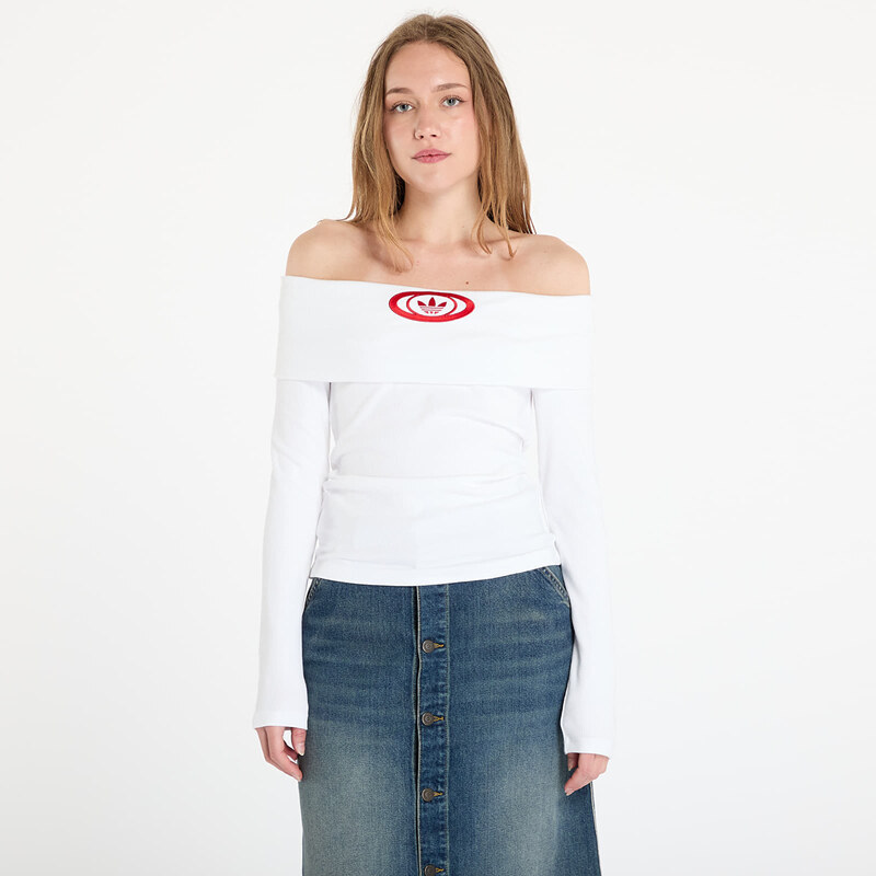 adidas Originals Off Shoulder Top White XS 63318407