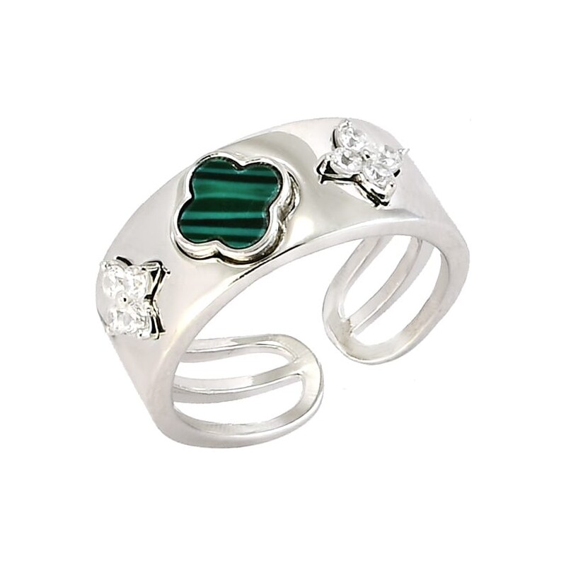 Strieborný prsteň Glare 871 63318496