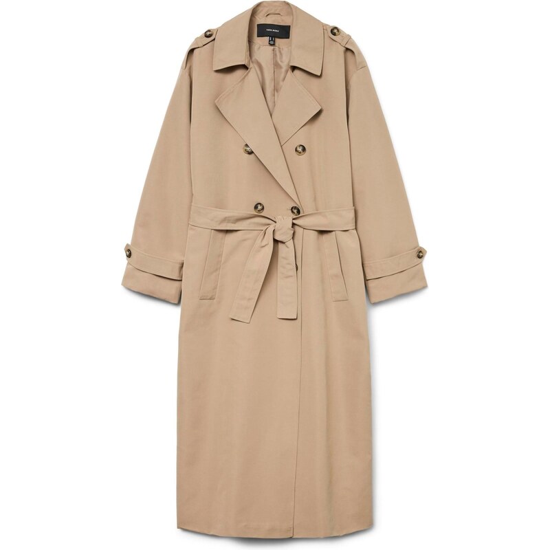 VERO MODA Prechodný kabát VMChloe tmavobéžová 53207969
