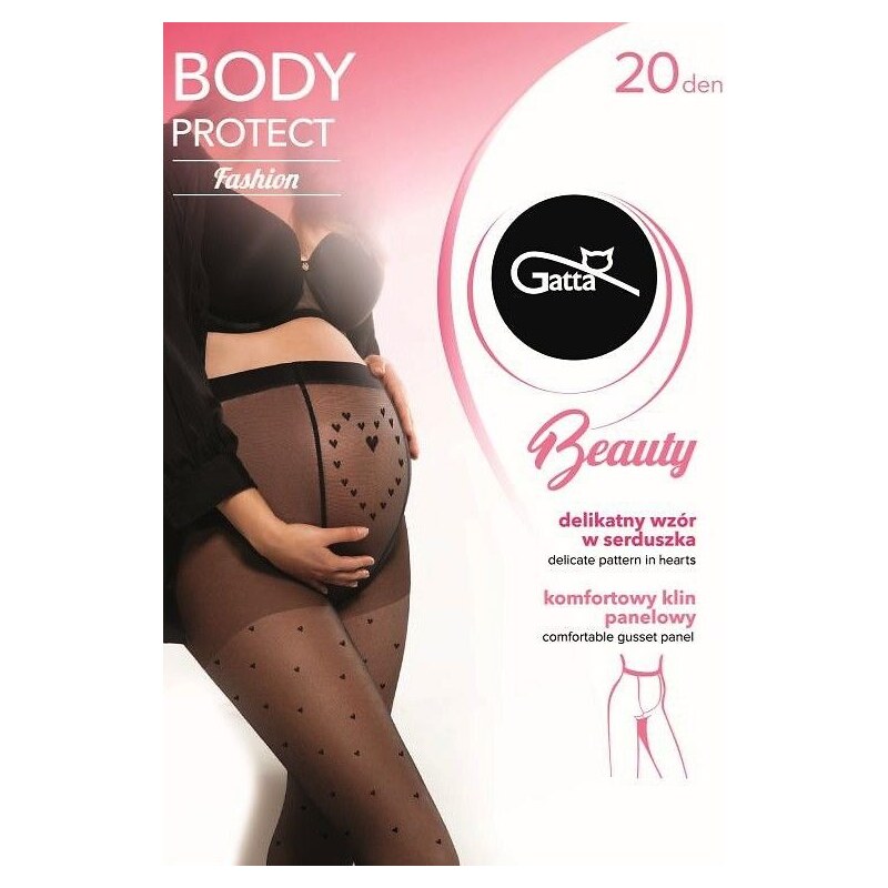 Tehotenské pančuchové nohavice Gatta Body Protect wz.02 20 den 2-5 63319601