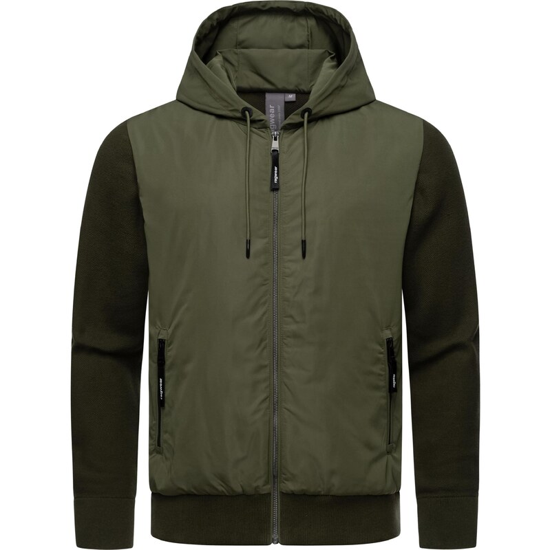 Ragwear Prechodná bunda Ronel zelená / tmavozelená 63325998