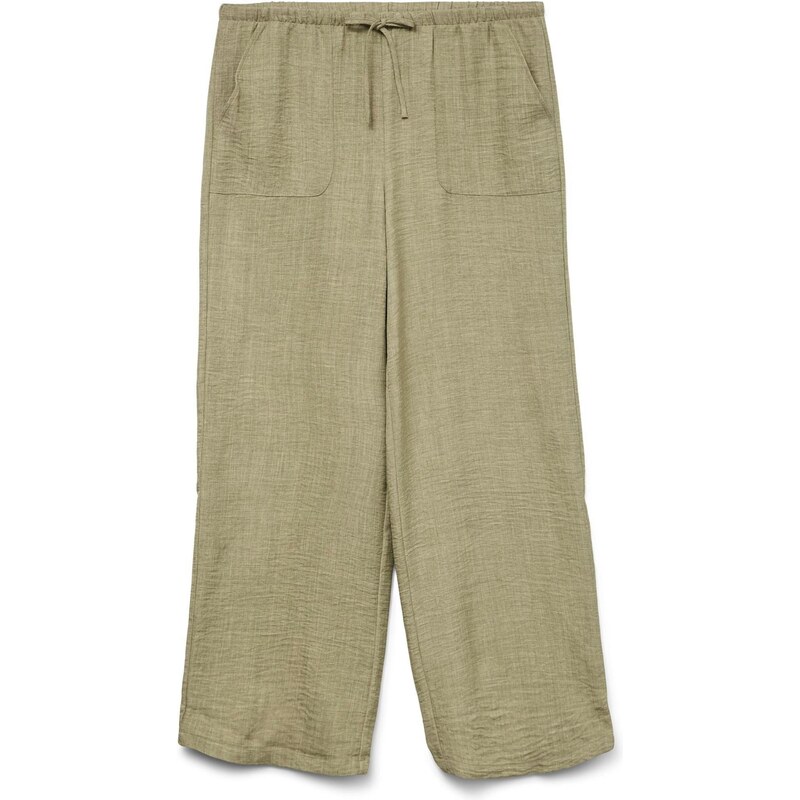 VERO MODA Nohavice Melaney olivová 55386972