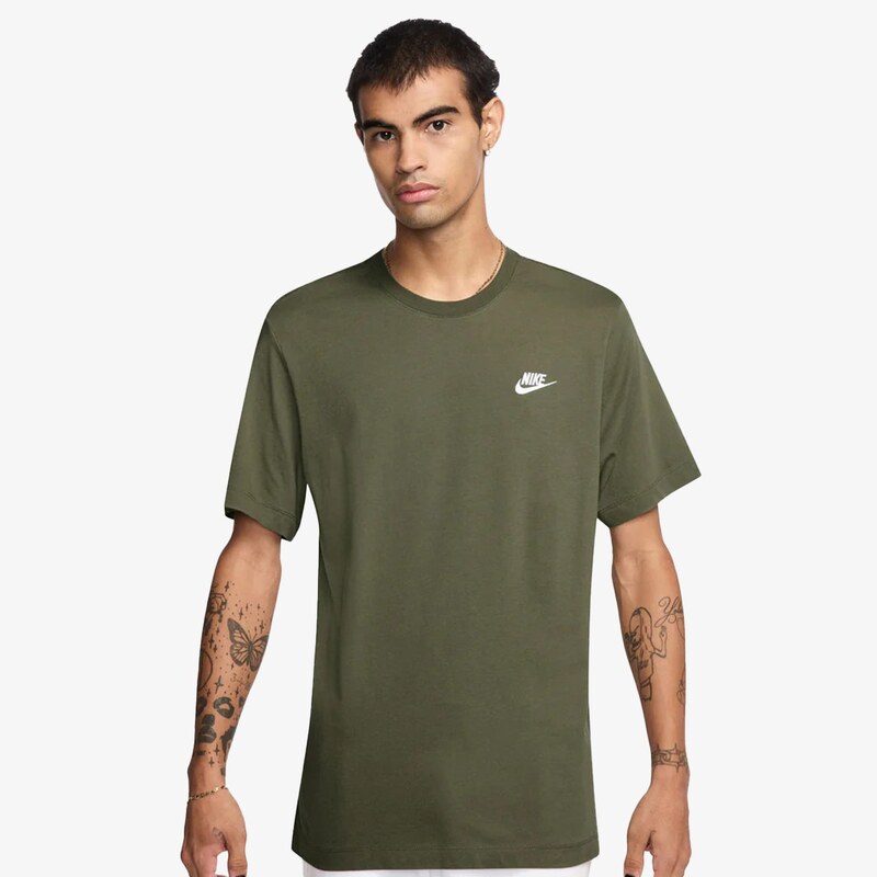 Nike Sportswear Club Mens T-Shirt GREEN 64796221