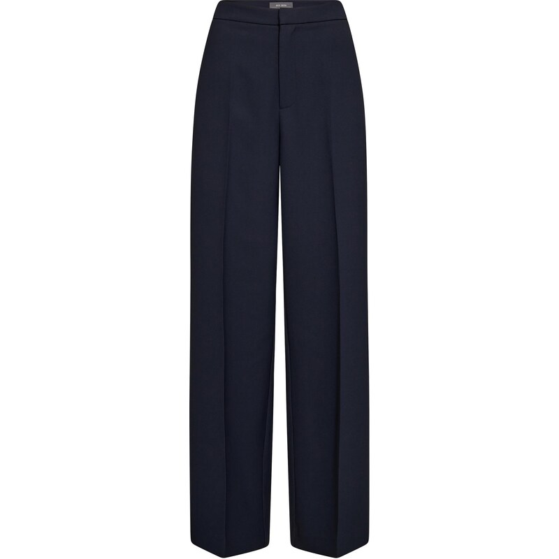 MOS MOSH Plisované nohavice MMLeya Miley námornícka modrá 63326149