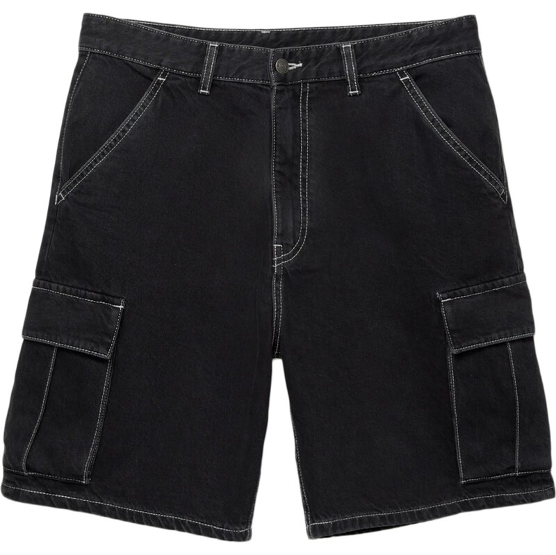 Pull&Bear Rifľové kapsáče čierna 64114160