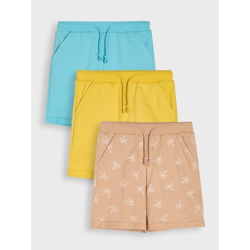 Sinsay - Súprava 3 šortiek - žltá 65741734