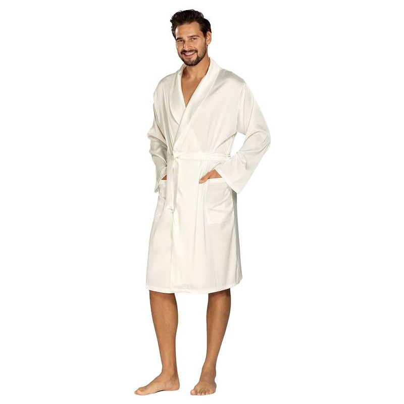 DKaren Pánsky saténový župan Lukas biely 63372743