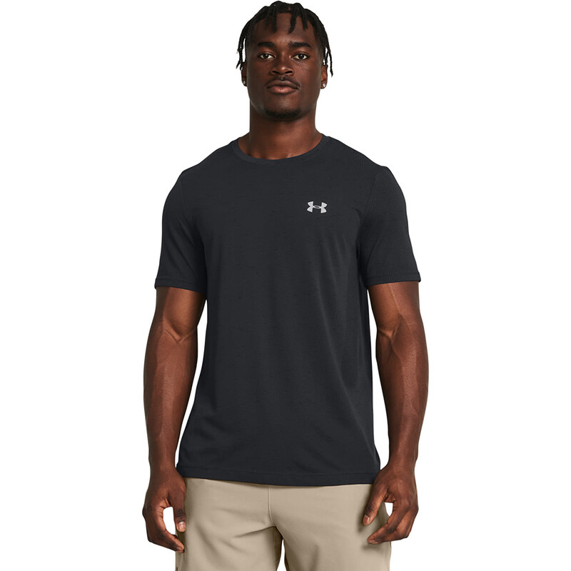 Tričko Under Armour Vanish Seamless SS Tee Black/ Mod Gray S 63393058