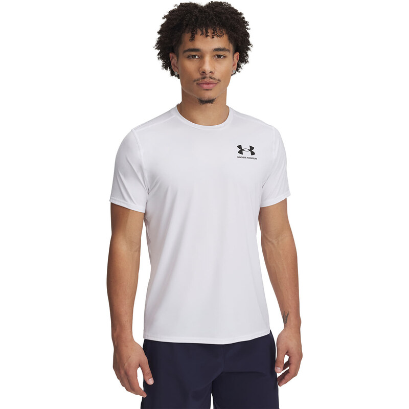 Tričko Under Armour Heatgear Fitted SS Tee White/ Black XL 63335369