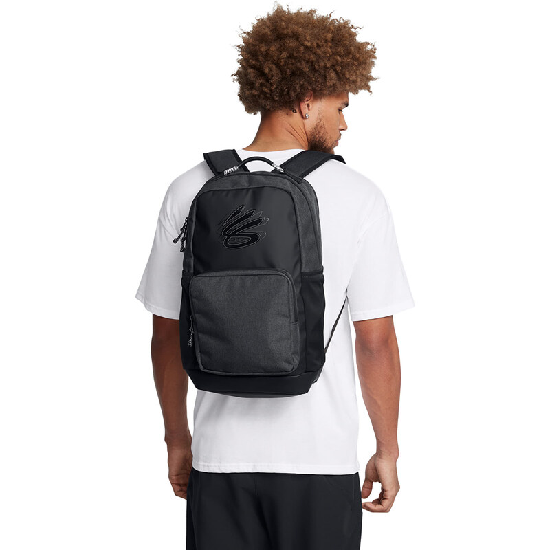 Batoh Under Armour Curry Splash Backpack Black/ Jet Gray Full Heather/ 63335332