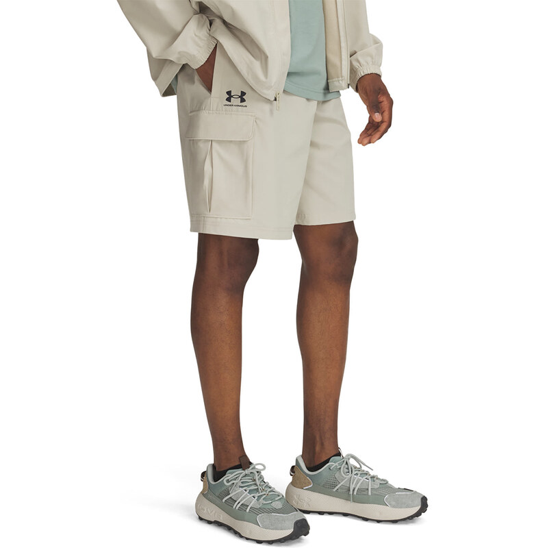 Šortky Under Armour Vibe Woven Cargo Short Khaki Base/ Black XXL 63335352