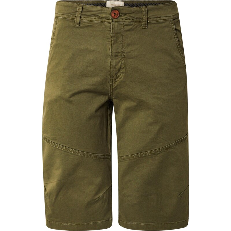 BLEND Chino nohavice BHMORGAN olivová 63336761
