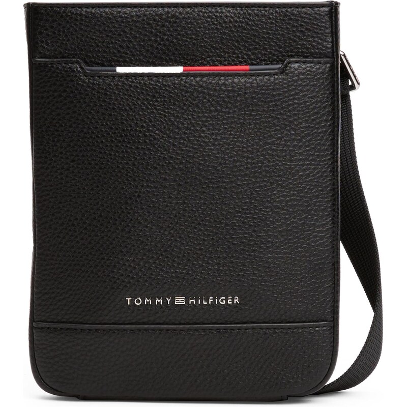 TOMMY HILFIGER Taška cez rameno čierna / strieborná 63336652