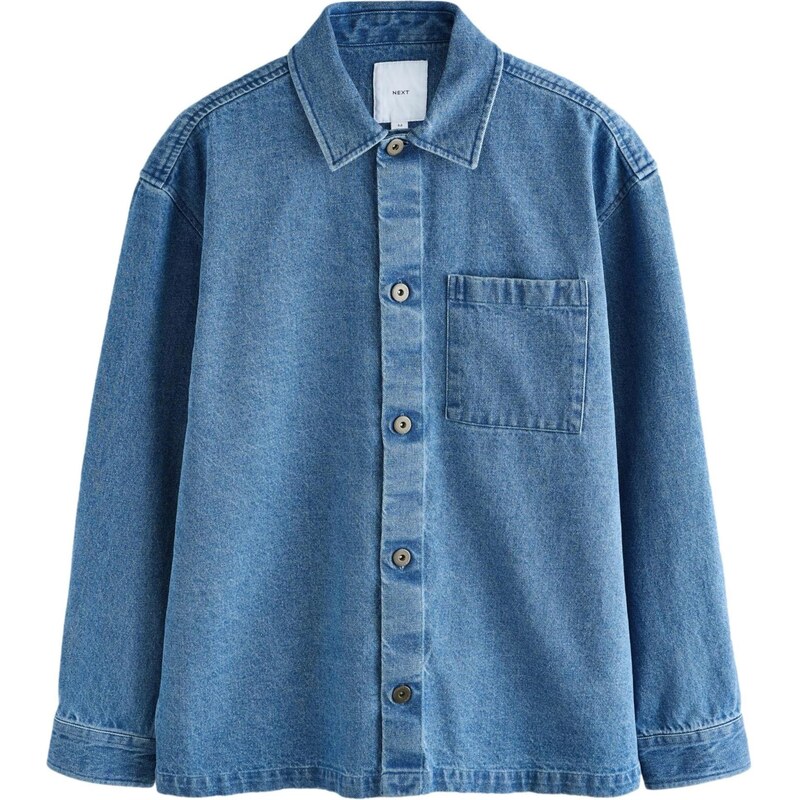 Next Prechodná bunda modrá denim 63336254