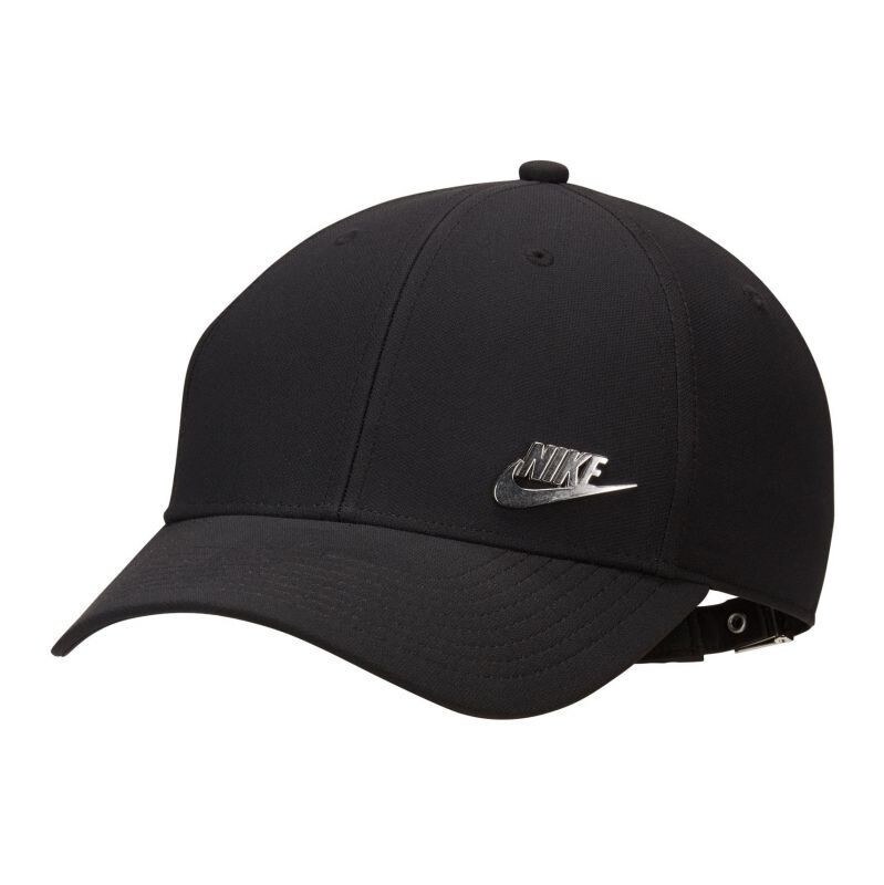 Nike Dri-FIT Club Structured Metal Logo Cap BLACK/METALLIC SILVER 010 63336881