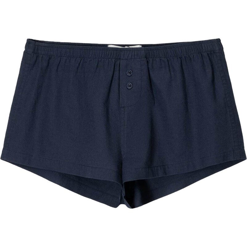 Bershka Nohavice námornícka modrá 63336697