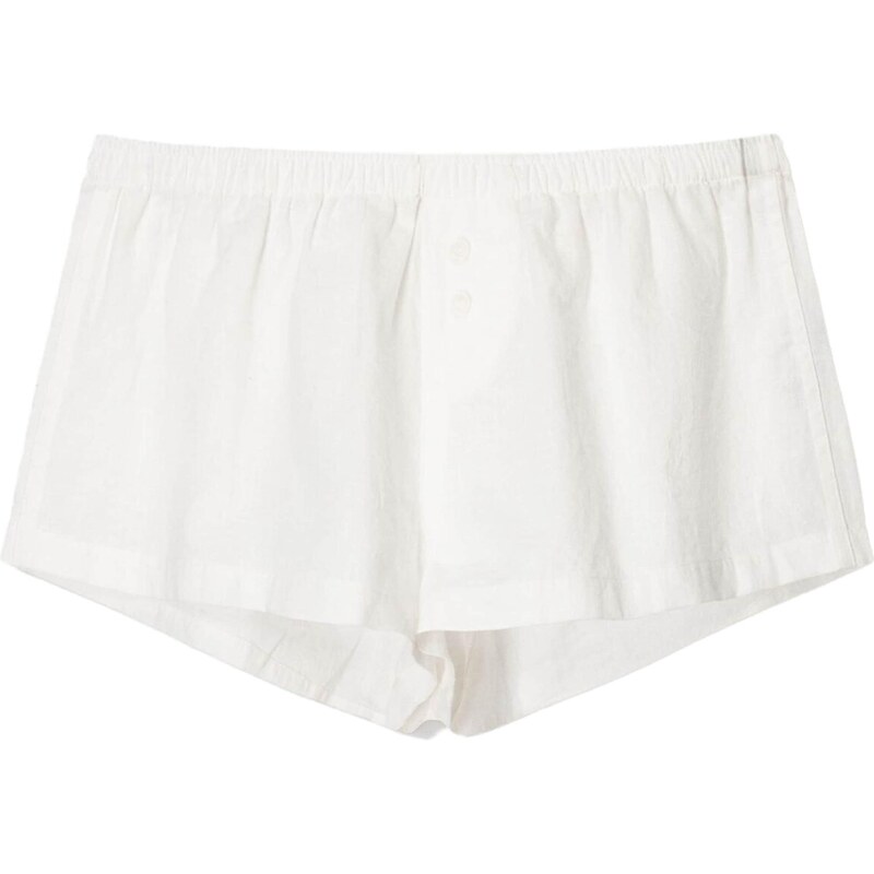 Bershka Nohavice svetlobéžová 63336725