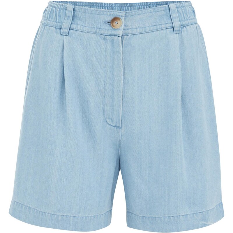 WE Fashion Plisované rifle svetlomodrá 63336866