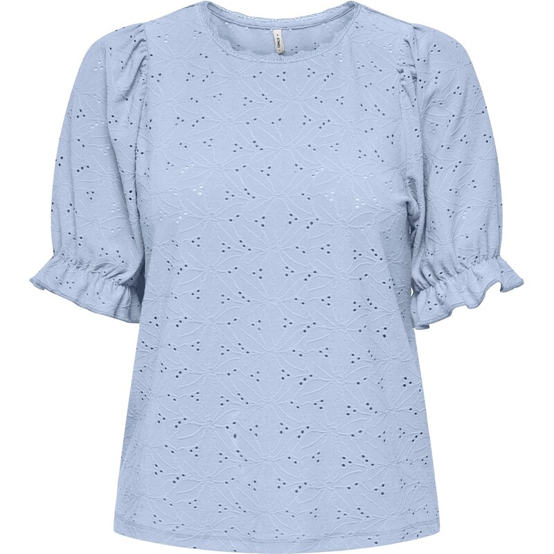 ONLY Blúzka ONLNew Smilla modrosivá 62395946