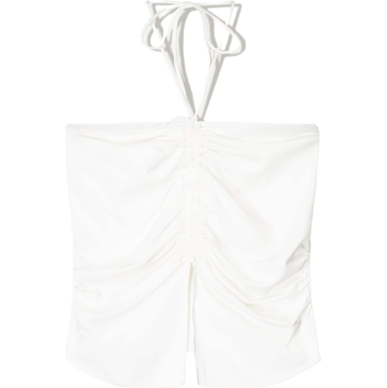 Bershka Top biela 65877764