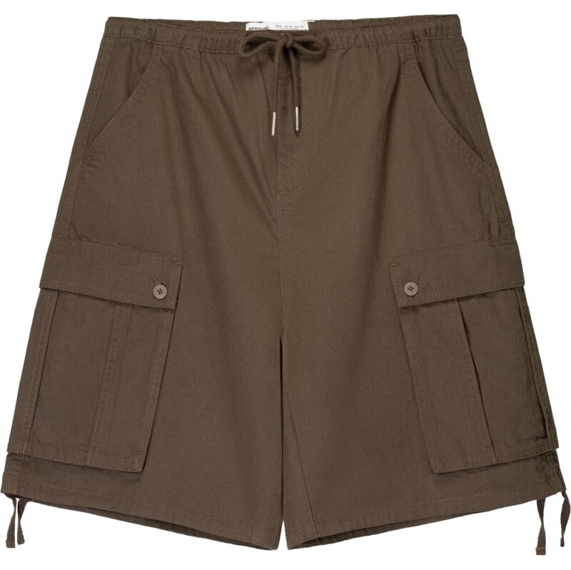 Bershka Kapsáče tmavobéžová 66257240