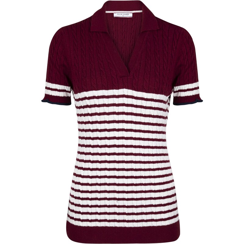 Felix Hardy Sveter bordová / biela 65668101