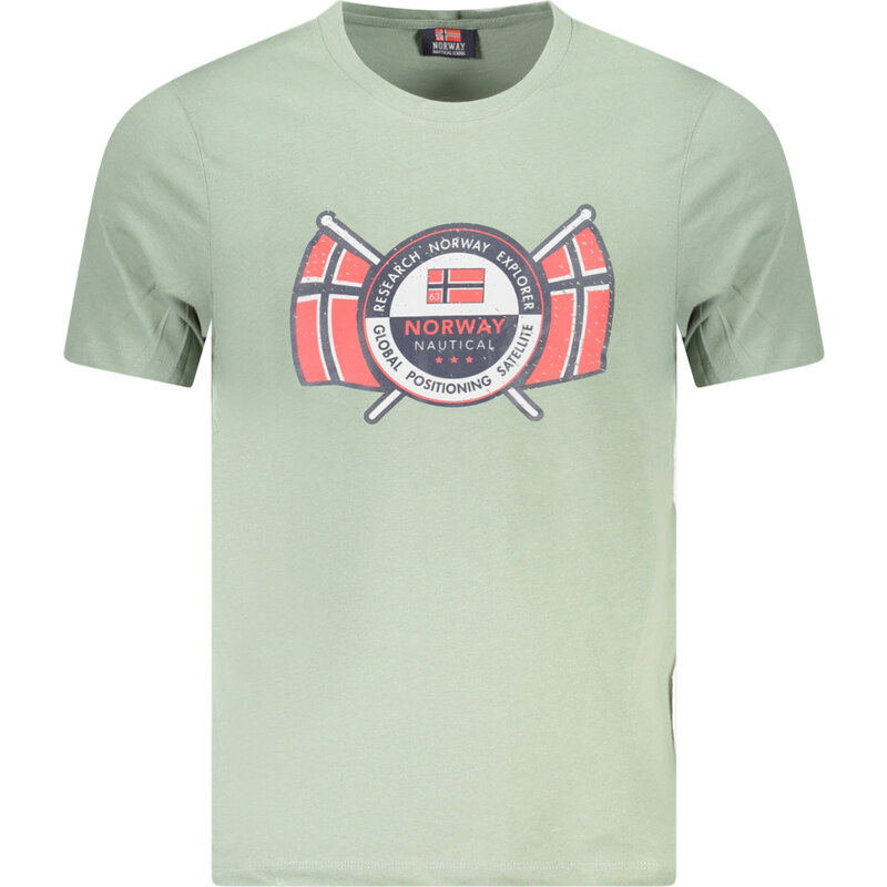 Pánske tričko NORWAY 1963, zelené 64709703