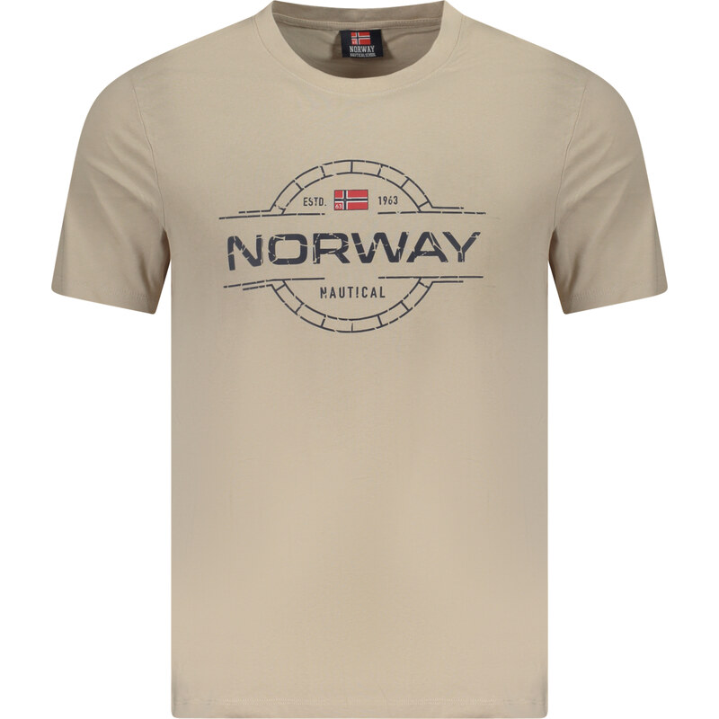 Pánske tričko NORWAY 1963 béžové 64704148