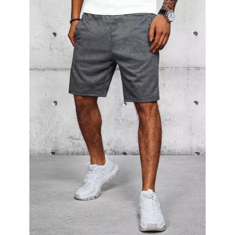 Dstreet Športové pánske kraťasy na leto sivej farby 63774191