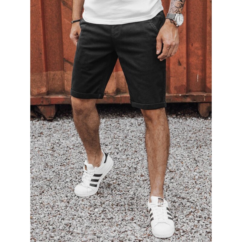 Dstreet Elegantné čierne džínsové kraťasy 63774208