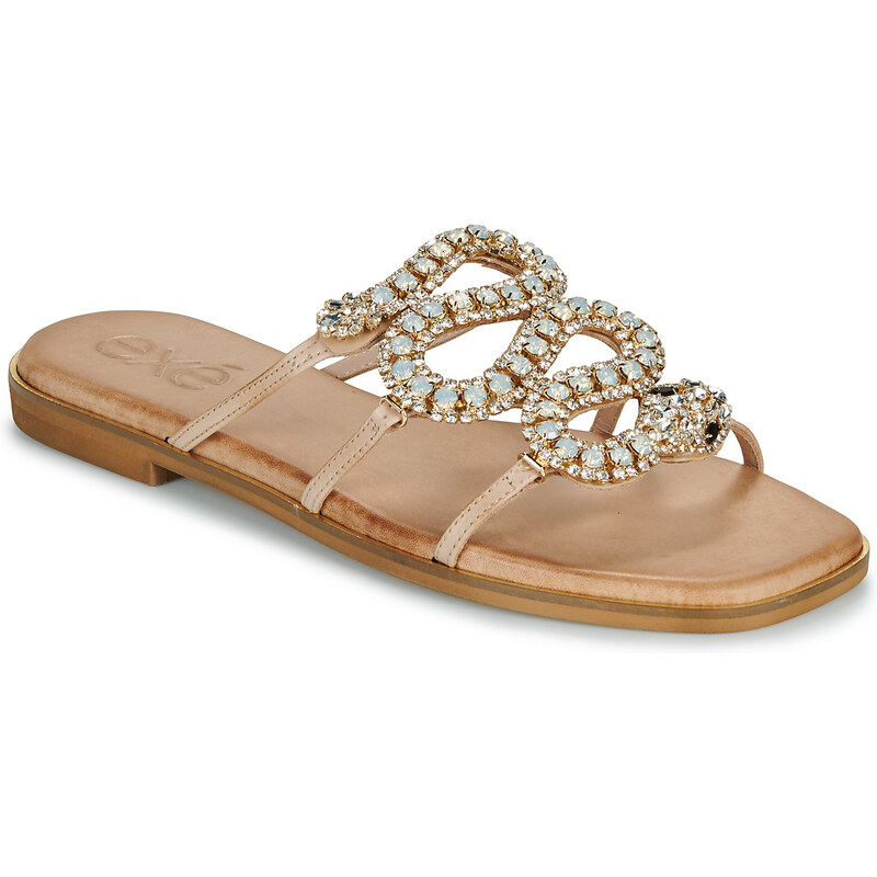 Exé Shoes Šľapky 543-ORO-LEATHER-NATURAL Exé Shoes 63341708