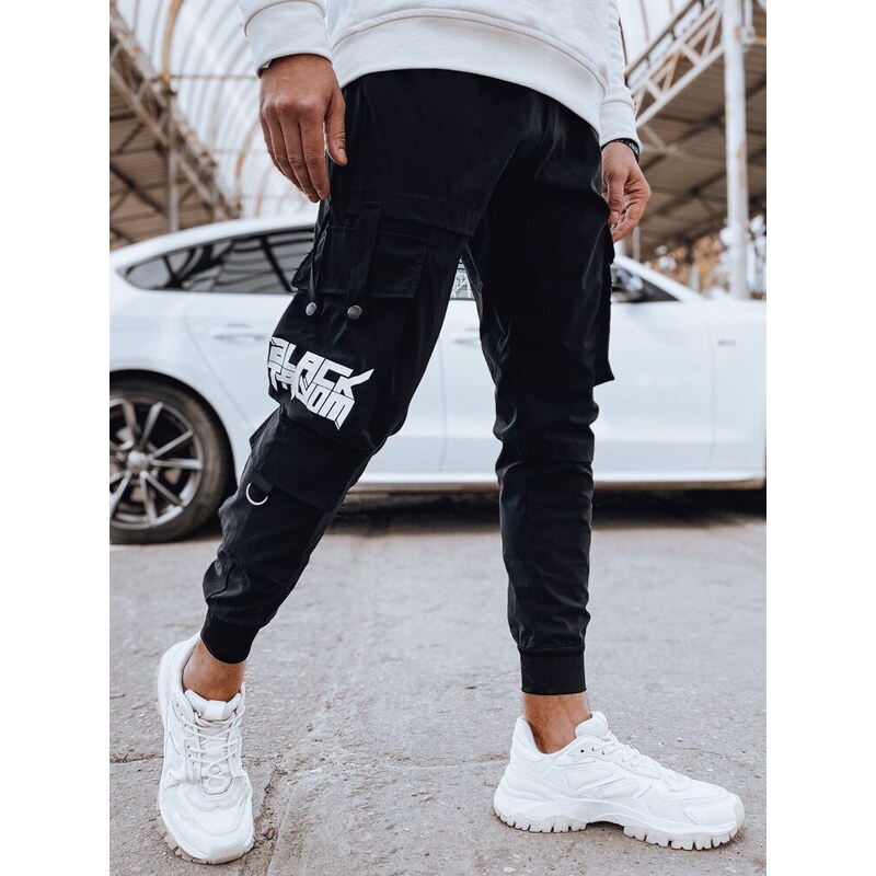 Dstreet Čierne pánske kapsáčové joggery 63342305