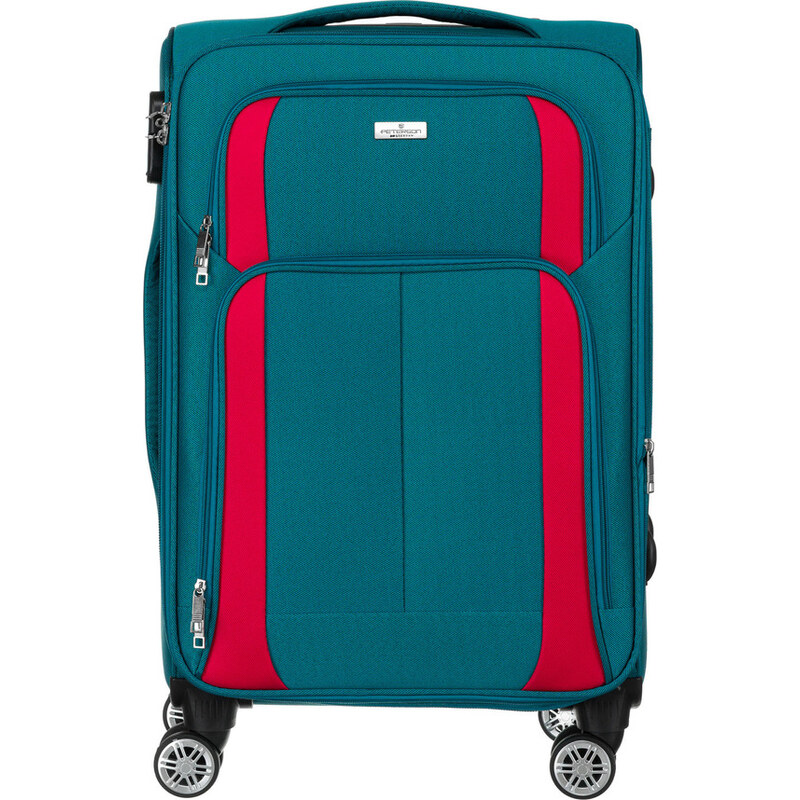 Peterson Tyrkysový kabínový kufor 55x40x20 PTN 5209-S 63343466