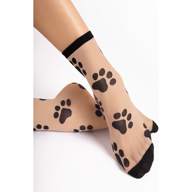 Ponožky s labkami G 1192 PAWPAW 20 DEN Fiore 67582904